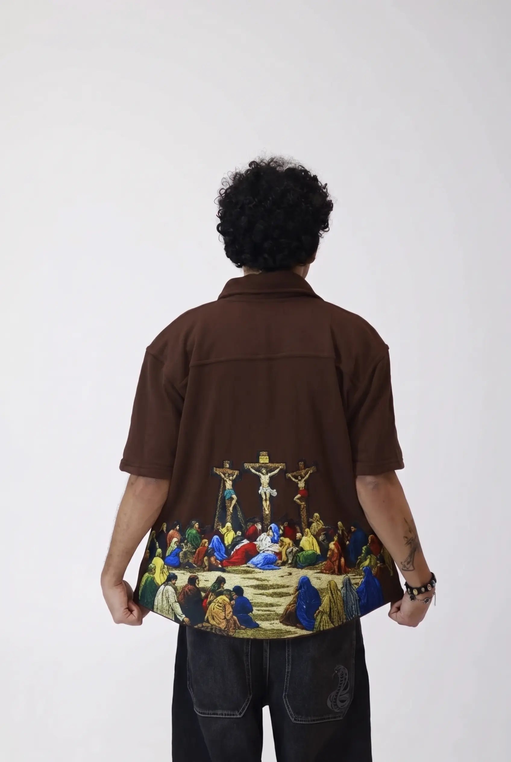 KingofAll Button Up - Brown
